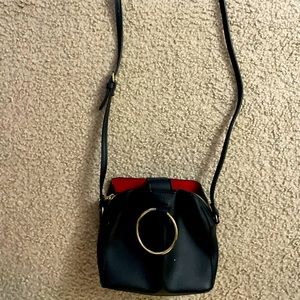 Black and red classic small bag